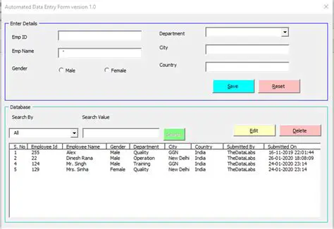 Easy Data Entry and Execution