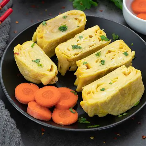 Edible Film Application on a Roll Omelet