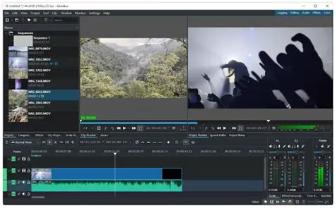 Edit multiple video and audio tracks
