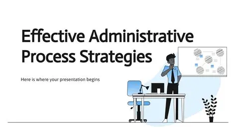efficiency in the administrative process