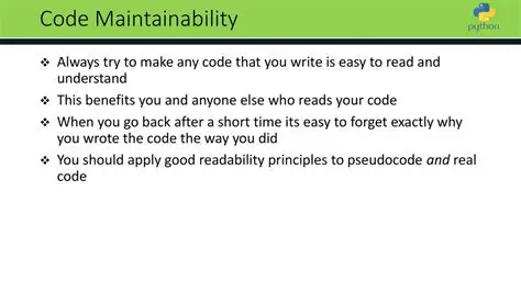 Enhances Code Maintainability