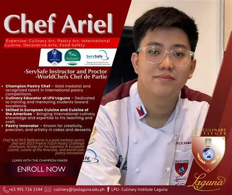 Enroll in a culinary program
