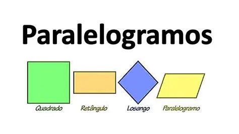 Exemplos de paralelogramos