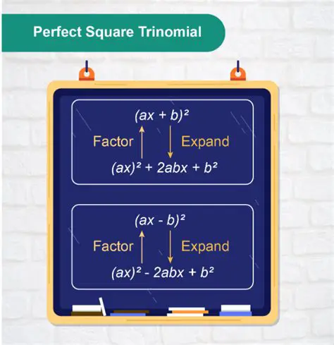 Expanding a Perfect Square Trinomial