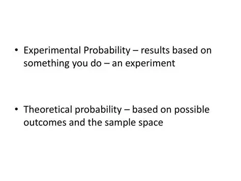 Experimental Probability Results