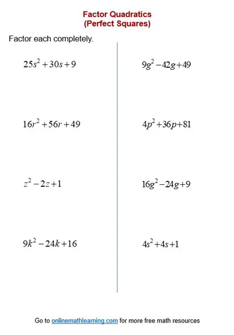 Factor out perfect squares