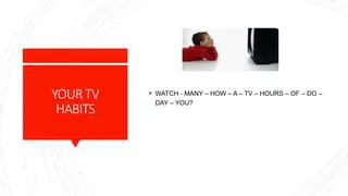 Factors Affecting My TV Watching Habits