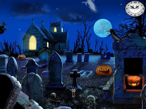 Features of Graveyard Party Screensaver