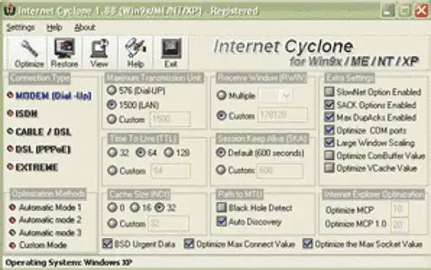 Features of Internet Cyclone