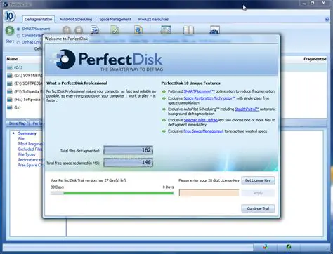 Features of PerfectDisk Home Premium
