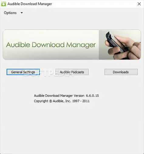 Features of the Audible Download Manager