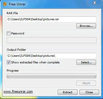 Features of the Free Rar File Opener