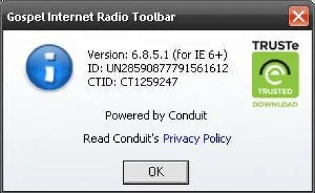 Features of the Gospel Internet Radio Toolbar
