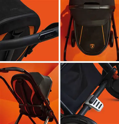 Features of the Lamborghini Baby Stroller
