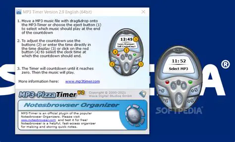 Features of the MP3 Pizza Timer