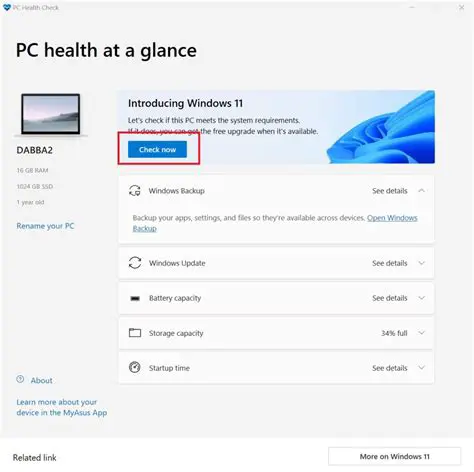 Features of the Toshiba Upgrade Assistant