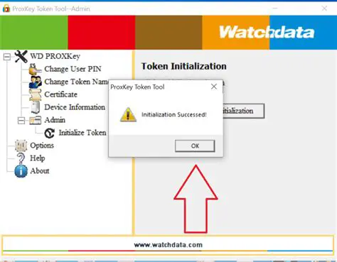 Features of the WatchKEY Token Tool