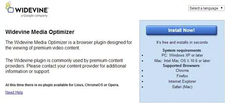 Features of Widevine Media Optimizer