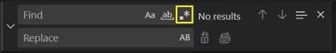 Find and Replace with Regular Expressions