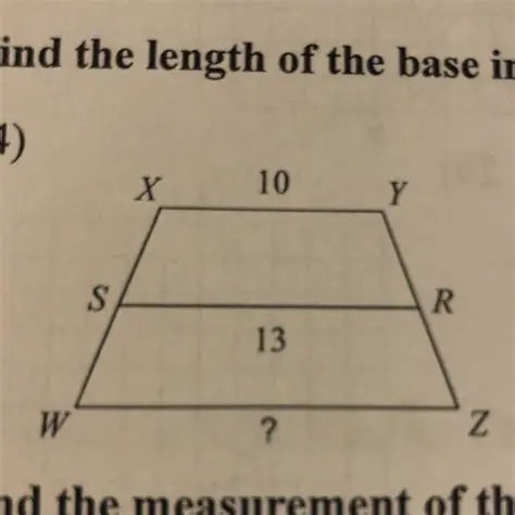 Finding the Lengths of the Bases