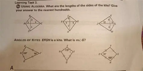 Finding the Lengths of the Sides of the Kite