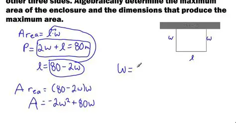Finding the Maximum Enclosed Area