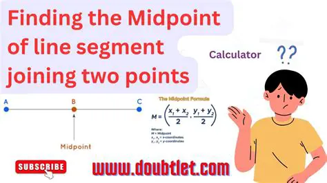 Finding the Midpoint of the Line Segment