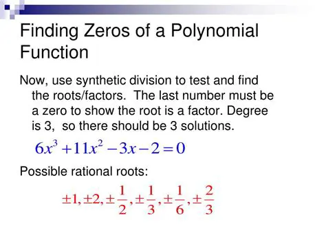 Finding the Zeros of a Polynomial Function