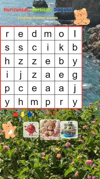 Finding Words Horizontally