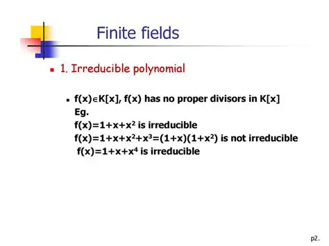 Finite Fields and Irreducible Polynomials