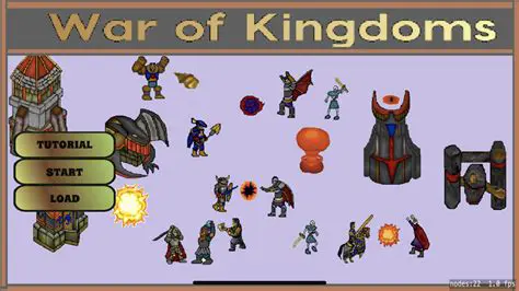 Five different game levels