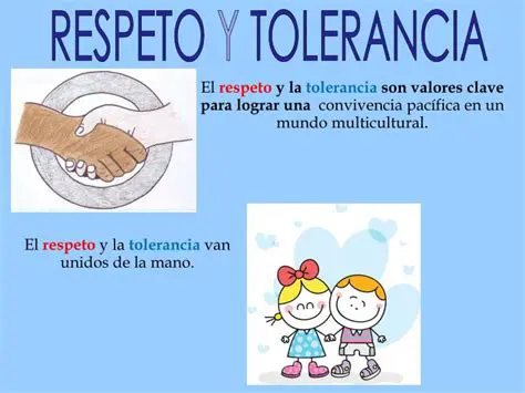 Fomenta la tolerancia y el respeto