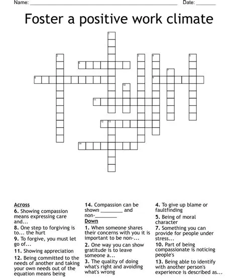 Foster a positive work climate
