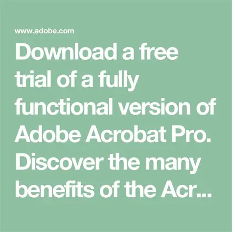 Fully Functional Free Trial