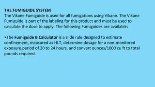 Functionality of Fumiguide