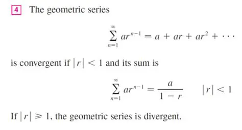 Geometric Series Convergence