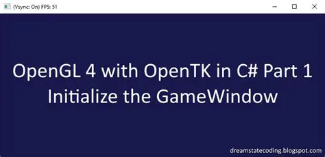 Getting Started with OpenTK