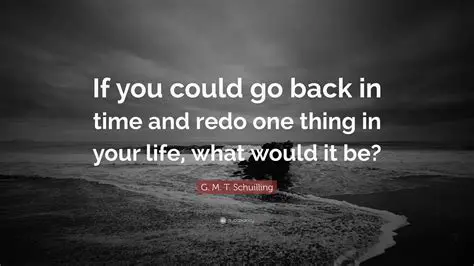 Go Back in Time and Save Lives
