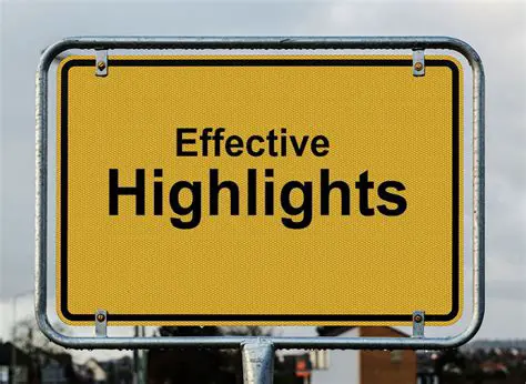 Highlighting important information