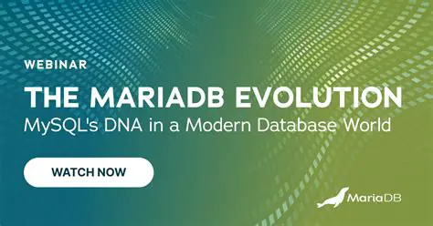 History of MySQL and MariaDB