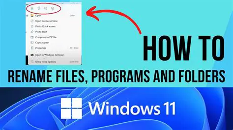 History of The Rename Program