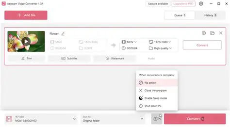 Homemade Video Clip Conversion
