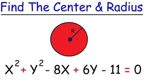 How to Find the Center and Radius of a Circle