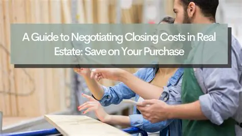 How to Negotiate Closing Costs