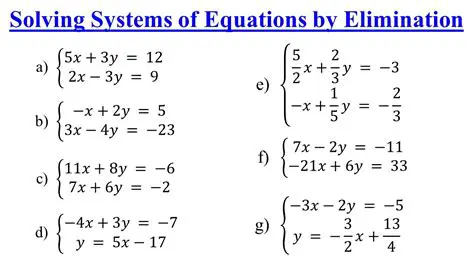 How to Solve Systems of Equations Using Elimination