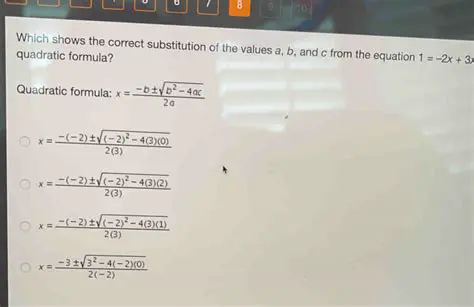 Identify the equation that is already solved for one of the variables