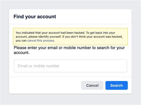 Identify the hacked account