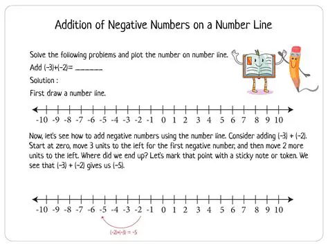 Identify the negative numbers