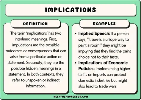 Implications of the New Policy