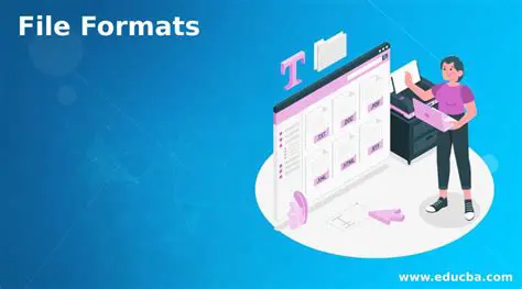 Import and export of various file formats